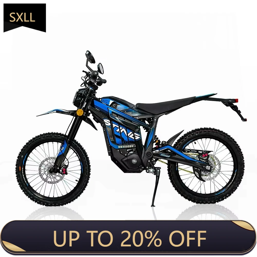 

SXLL Factory-produced 8000W 60v electric road bike aluminum alloy full shock absorption middle drive disc brake 60 km rear wheel