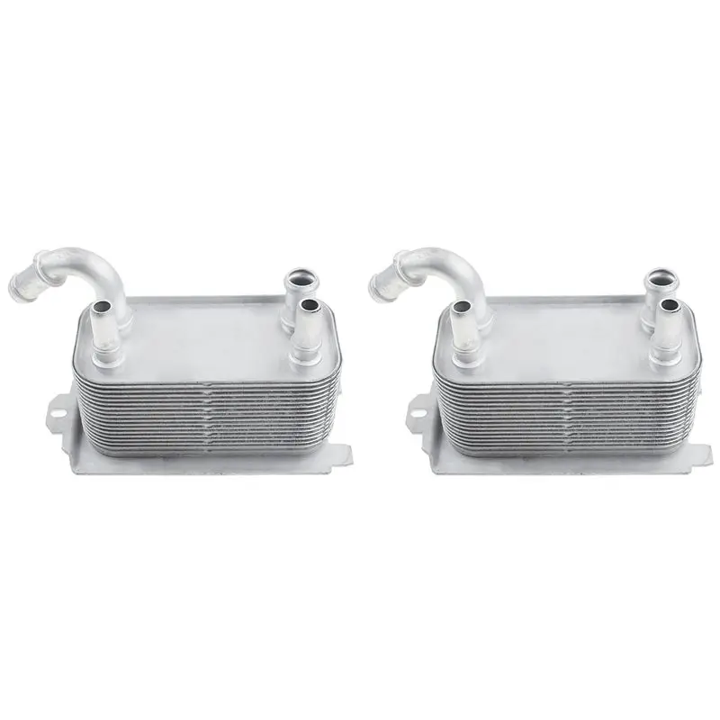 2X New Transmission Oil Cooler For Volvo S60 S80 V70 XC60 XC70 2008-2013 30792231 1446535 30645800 6G91-7A095-AD