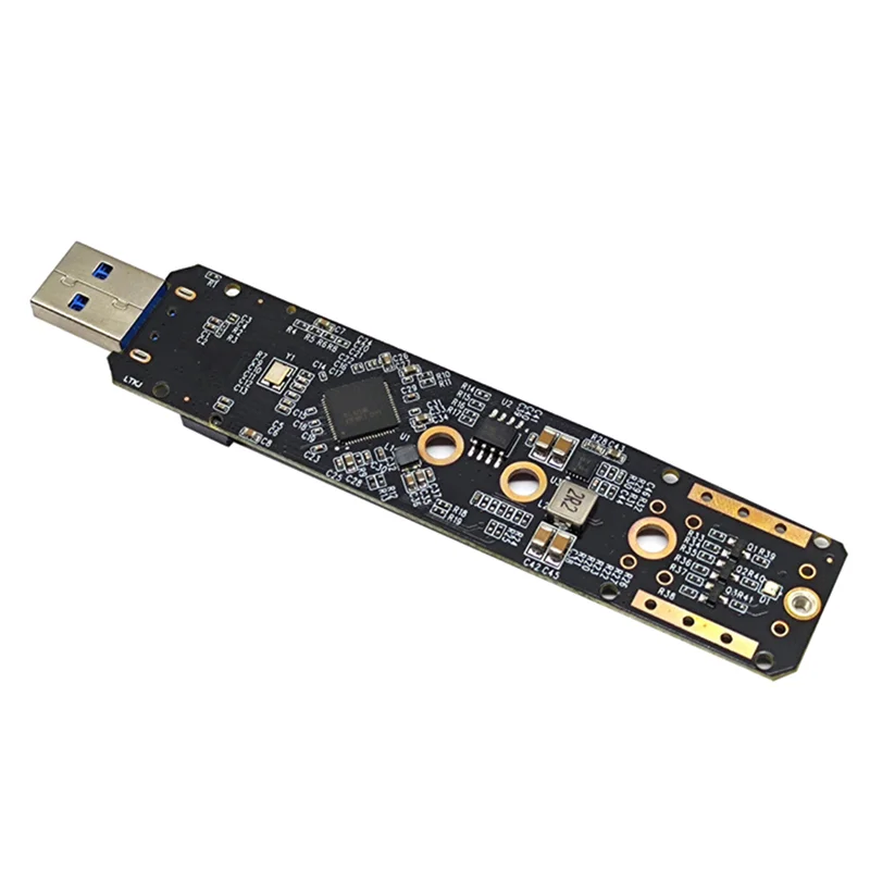 USB3.2 GEN2 10Gbps Ke Protokol NVME M.2 Kotak Hard Disk Ke Port Pembukaan Kartu Realtek RTL9210