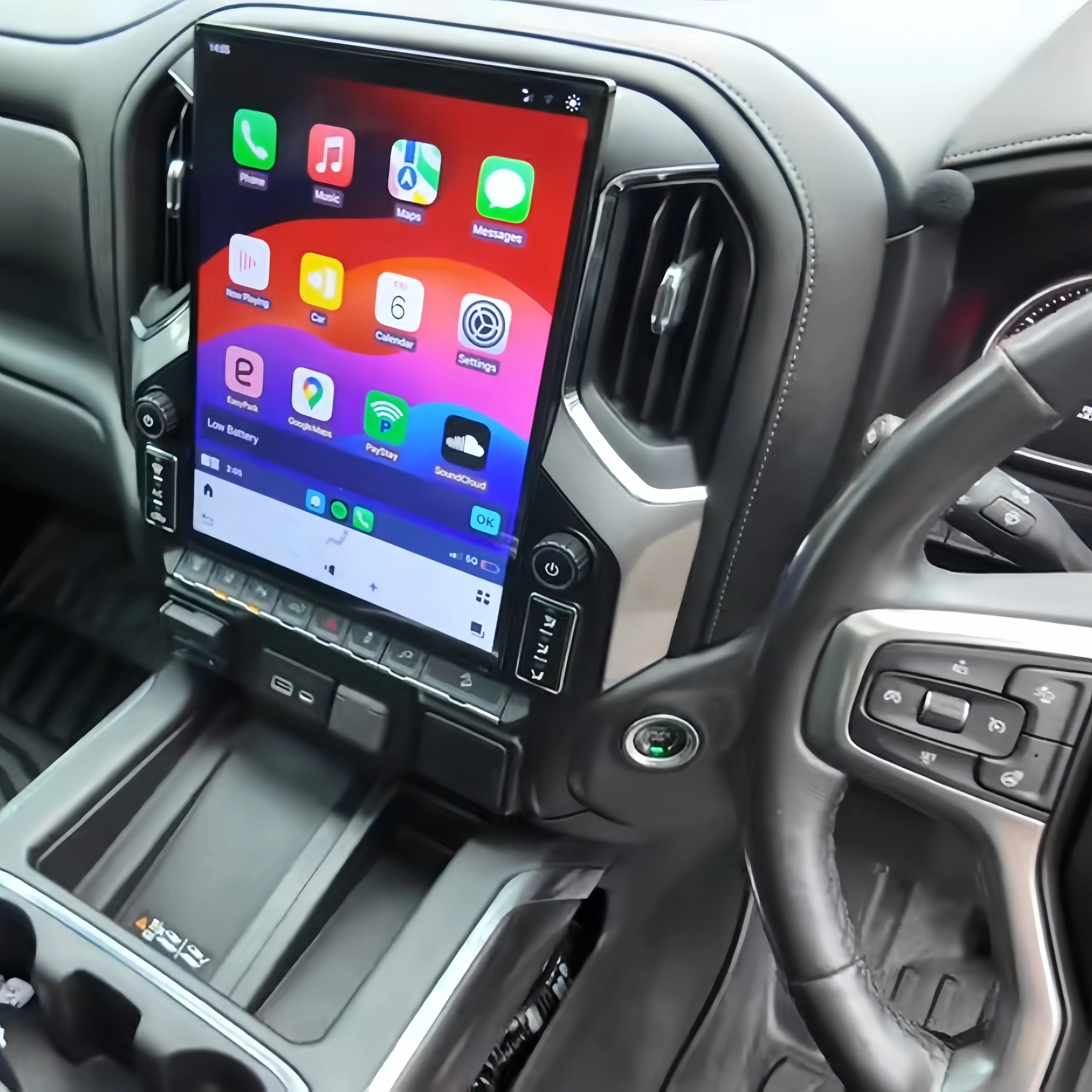 

15,6-дюймовый Android Carplay для GMC Sierra Chevrolet Silverado 2019 2020 2021 2022 2023 Автомобильный GPS-навигатор Радио Мультимедийный головное устройство