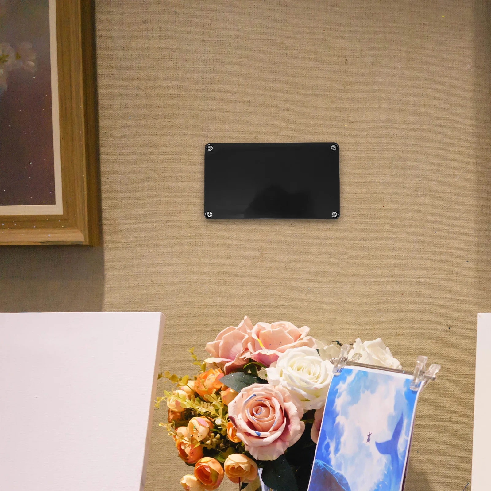 

2Pcs Waterproof Junction Box Outdoor Electrical Enclosure Black ABS Plastic Power Connection Protection for Outdoor Electronics