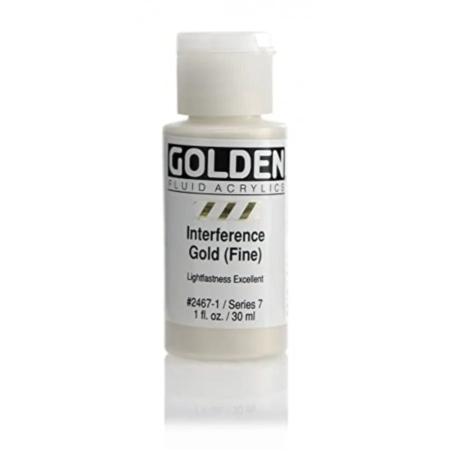 

Fluid Interference Acrylics - Interference Gold Fine - 1 oz Bottle