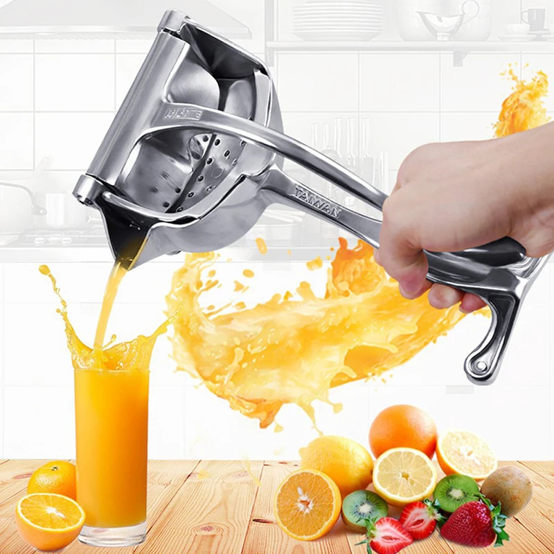 

Manual Juice Squeezer Portable Aluminum Alloy Hand Pressure Juicer Pomegranate Orange Lemon Sugar Cane Juice Kitchen Fruit Tool