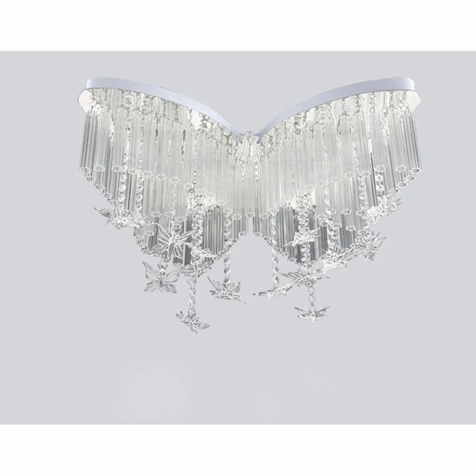 Crystal Butterfly Ceiling Light Chandelier Multicolor Lamp Living Room Modern home decoration lamparas