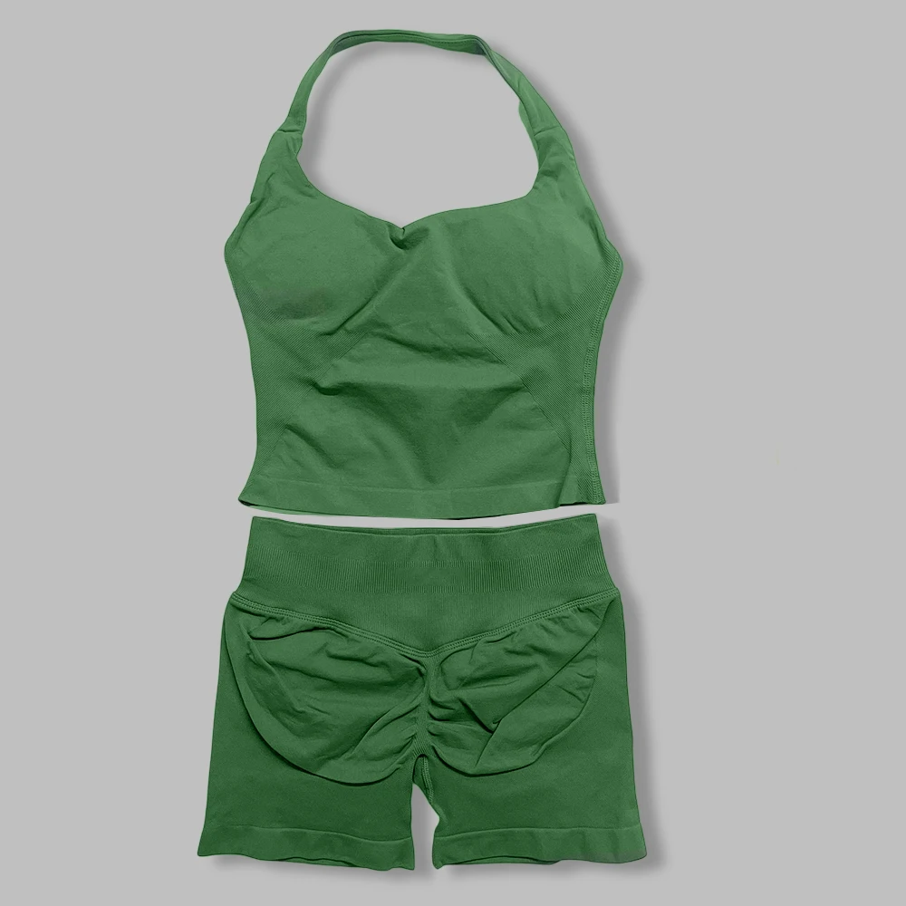 Twee-delige yogakleding DF impact gymkleding fitness broekset DFNNYE dames haltertop sportleggings gym workout sets