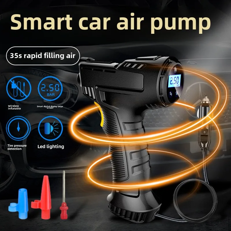 Wireless Car Air Pump Electric Vehicle Tire Air Pump Portable Handheld Air Pump