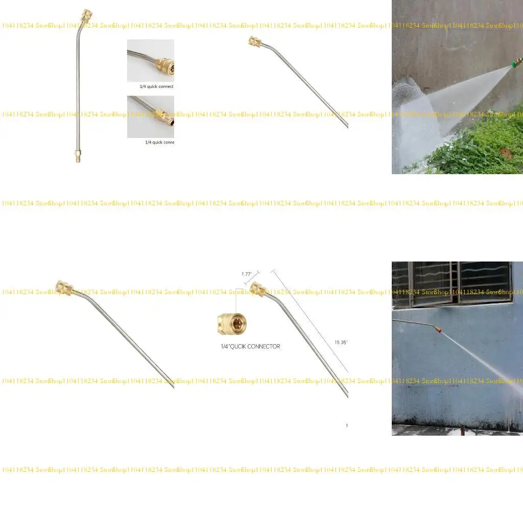 

P9FB Pressure Washer Gutter Cleaner Attachment Power Washer Extension Wand 4000 PSI