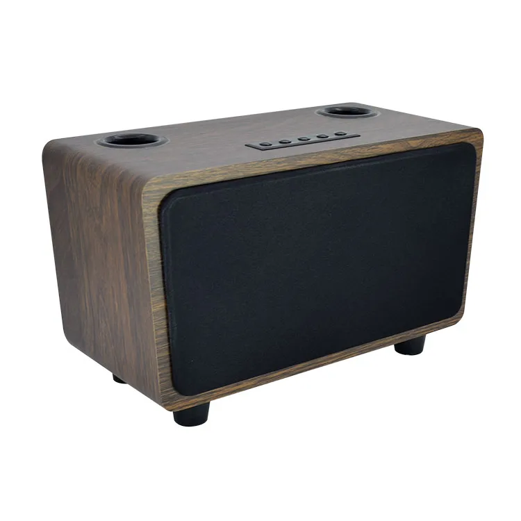 Home Theater Soundbar 60W HIFI Karaoke Speaker Soundbar With Subwoof TV AUX Optic Blue-tooth Connect Amplifier Wooden Box