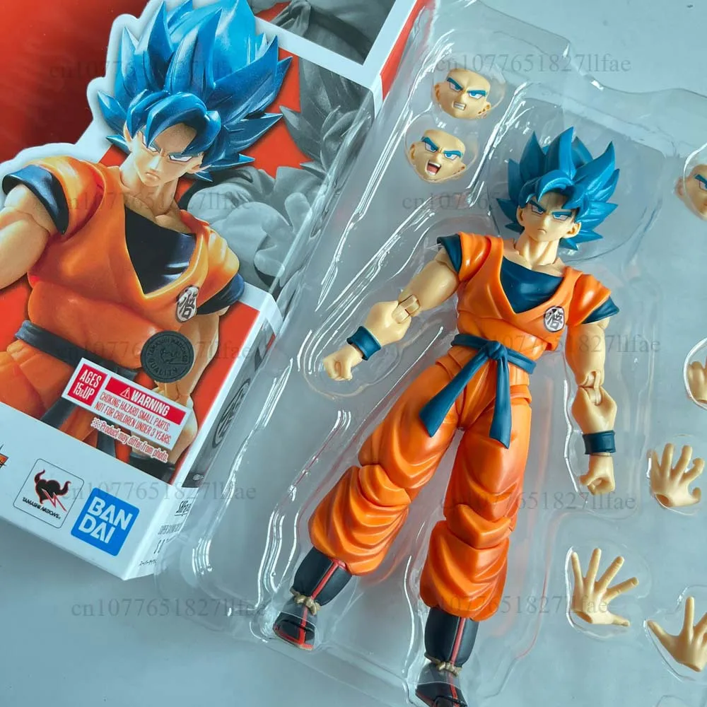 

Original SHF Dragon Ball S.H.Figuarts Super Saiyan God Son Goku Super Broly Action Figure Model Toys Joint Movable Desk Decor
