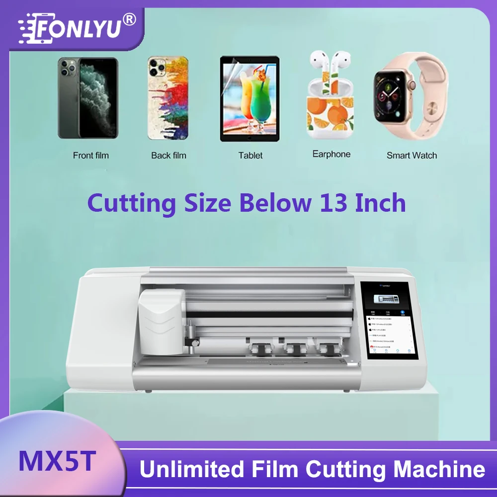 

FONLYU Unlimited Hydrogel Film Cutting Machine Phone Screen Protector Customized Cutter Hydrolic Sheet Plotter For Tuoli Devia