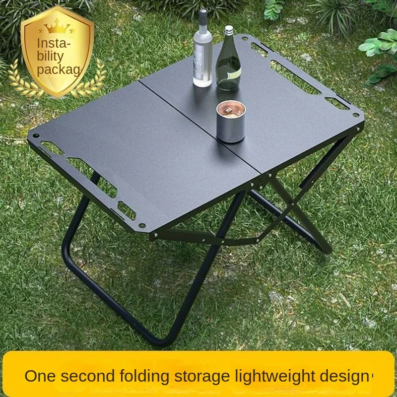 Outdoor folding table, multi‑functional camping side table, picnic table, camping gear, stall‑setting and travel folding table