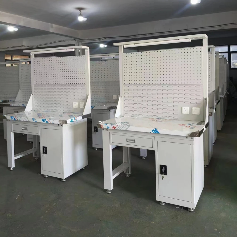 Heavy Duty Steel Workbench With Large Load Capacity for Factory Application Drawer Workbench