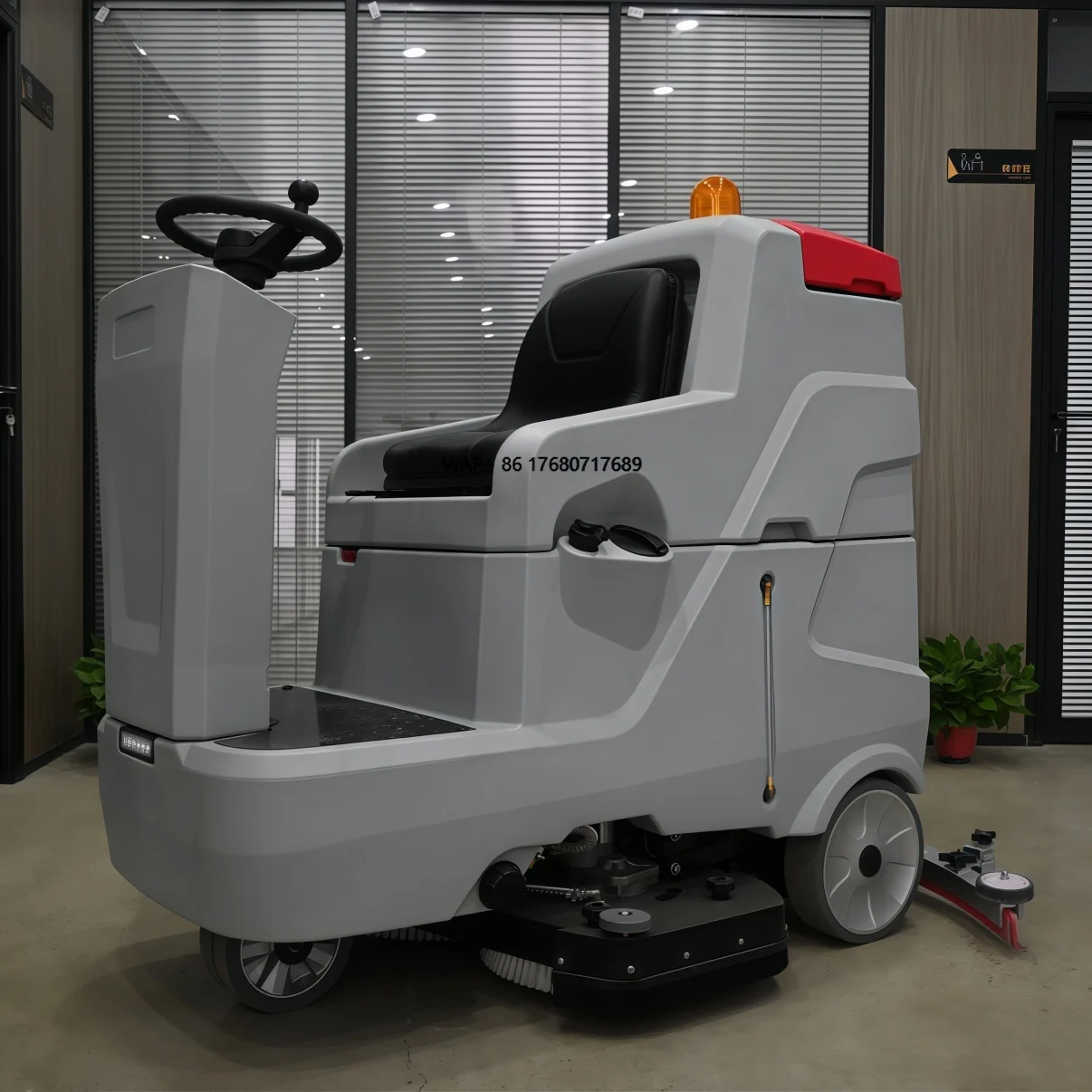 Neue elektrische Schleuderschrubber-Reinigungsmaschine zum Aufsitzen