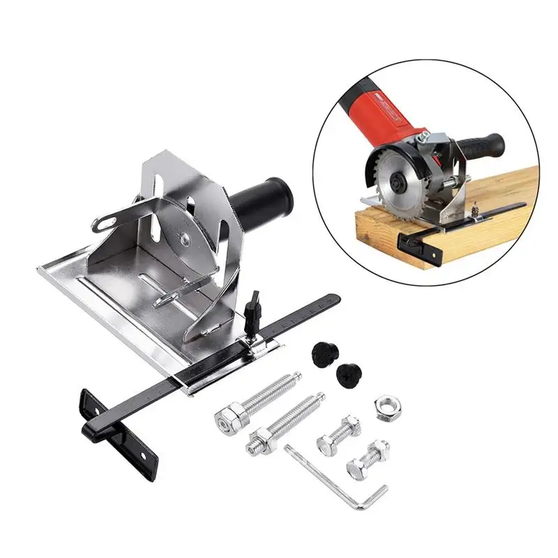 Adjustable Cutting Base Positioning Bracket Stable Slotting Stand Tool Base 45/90/180 Degree Angle Grinder Stand Dropshipping