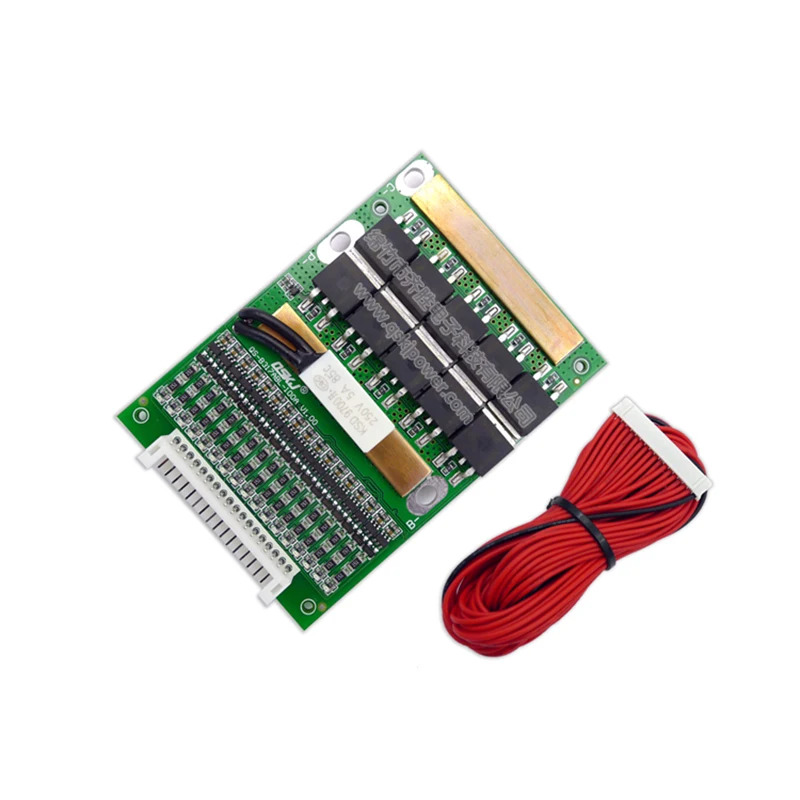 Imagem -05 - Placa de Proteção da Bateria do Lítio Bms Lifepo4 Li-íon 24v 36v 48v 60v 7s 8s 10s 12s 13s 14s 16s 6s17s 50a 80a 120a
