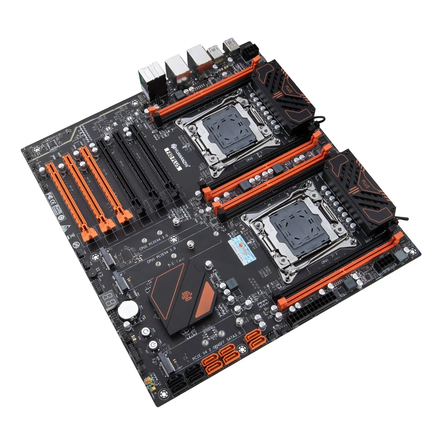 X99 F8D PLUS LGA 2011-3 XEON X99 마더보드, 인텔 E5 2680 V4 * 2, 4*32G DDR4 RECC 메모리 콤보 키트 세트 RU