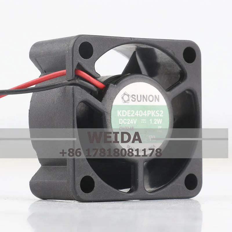 KDE2404PKS2  DC24V 1.2W Original SUNON 4020 Frequency converter  server industrial cooling fan  40*40*20MM