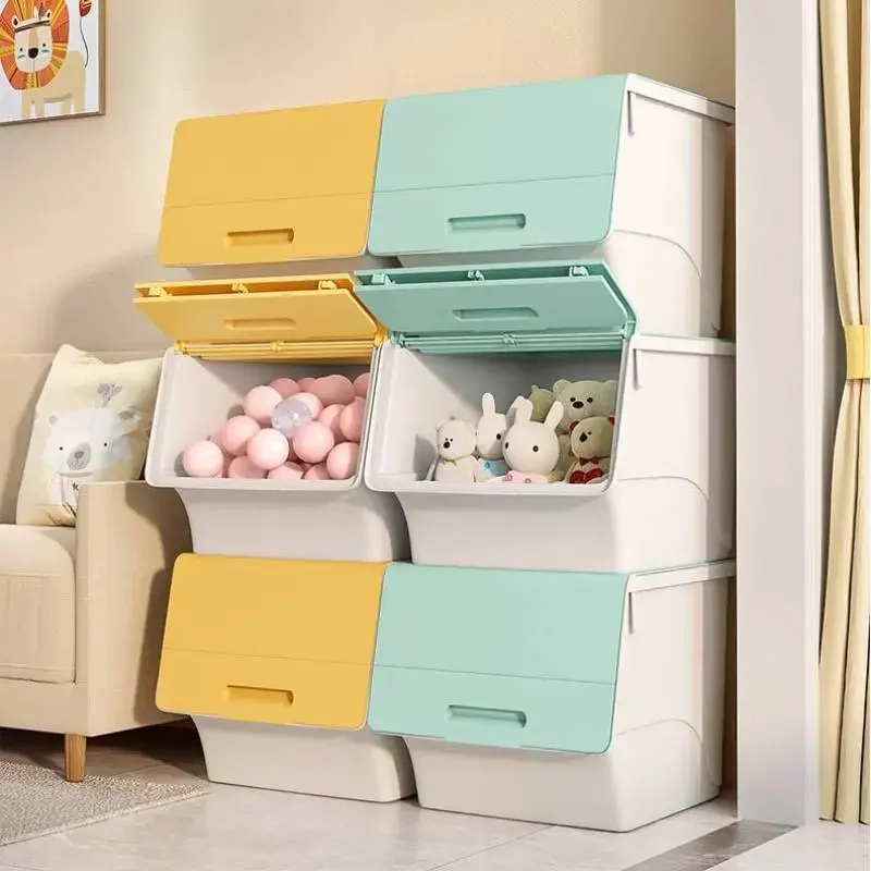 Multi-storey Home Storage Drawer Cabinet Plastic Children\'s Wardrobe Locker Baby Toys Cupboard Thick Organizer  storage