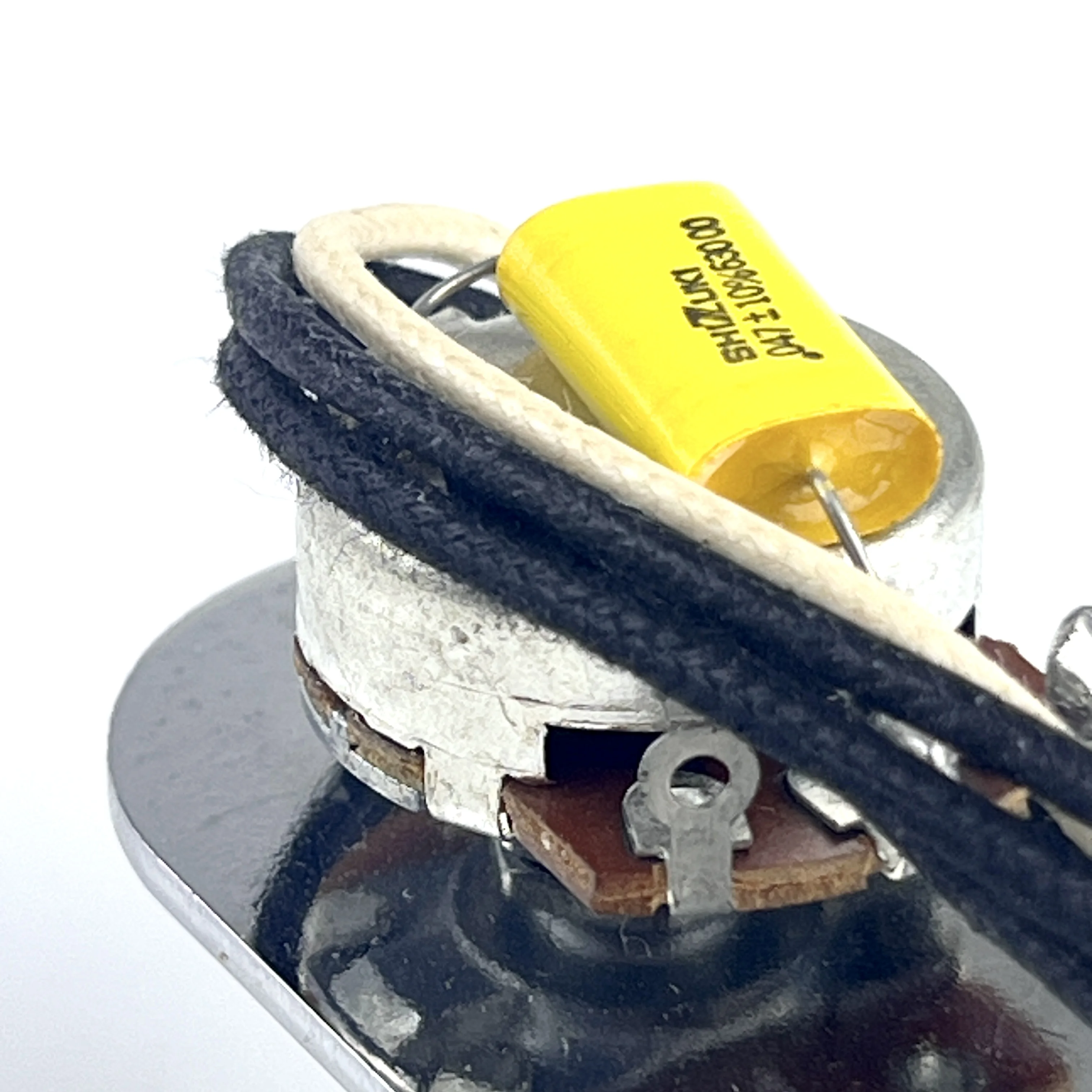 Blade Switch/250k Vintage vor verdrahtete Steuer platte für tl E-Gitarre mit gewachs ter Stoff draht gitarre