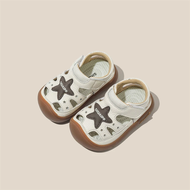 

Summer Baby Girls Boys Sandals Newborn Infant Toddler Shoes Children Casual Shoes Anti-collision Soft Sole Kids Beach Sandals