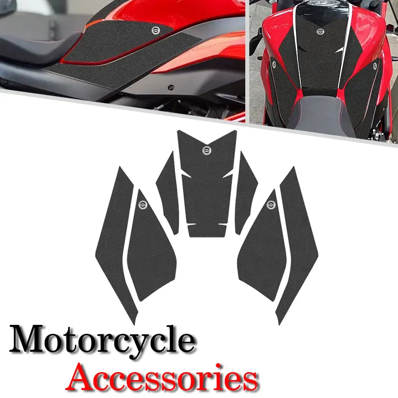 

Новые противоскользящие накладки на бак для мотоциклов QJMOTOR SRK800RR GSR800 SRK600RS, черные, 3M