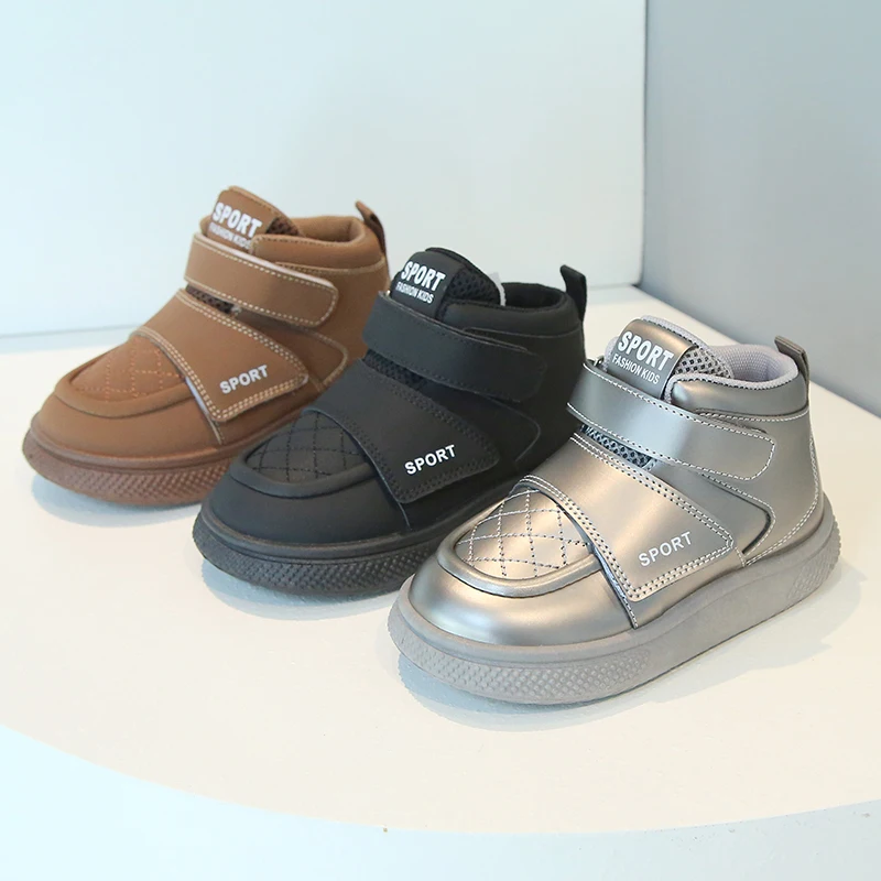 

2025 Autumn Winter Children's Sneakers Boy Chunky School Girls Sports Shoes Causal Non-slip Versatile Kids Fashion Tennis Shoes