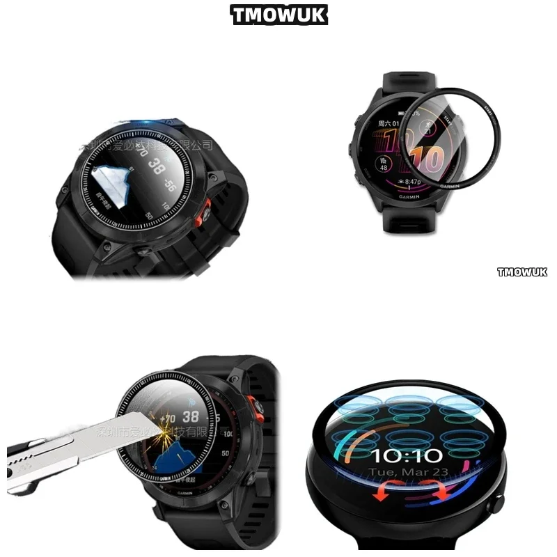 

For Garmin Fenix 6 7 8 7X 6X 7S 47mm 51mm Long Lasting PMMA Film With Superior Clarity