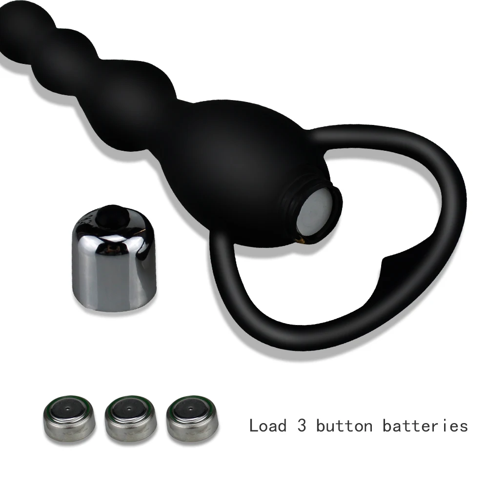 Anal Vibrator Sex Toy for Women Anal Beads Vibrators Gay Prostate Massage Smooth Butt Soft Silicone Plugs Dildo Couple Sex Goods - Image 5