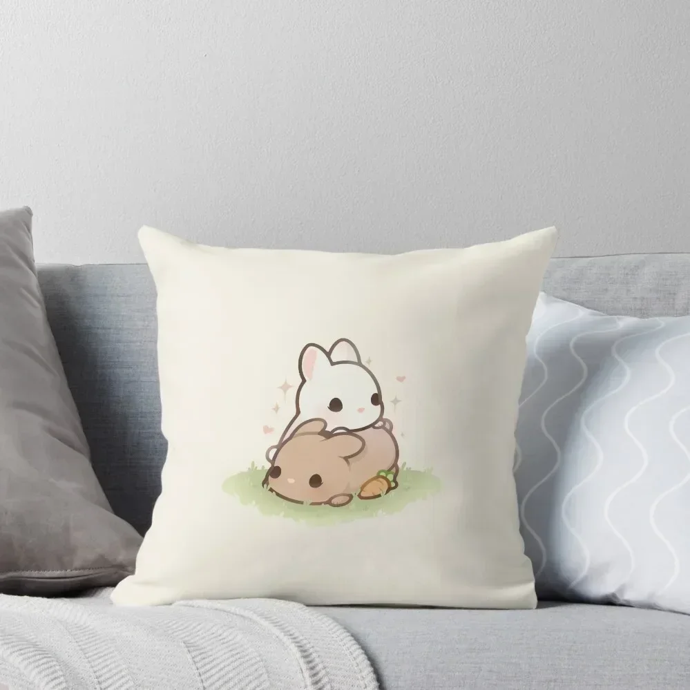 

Bunny Love Throw Pillow Cushion Cover For Sofa Pillowcases Cushion Covers Sofa Pillow Decor pillow