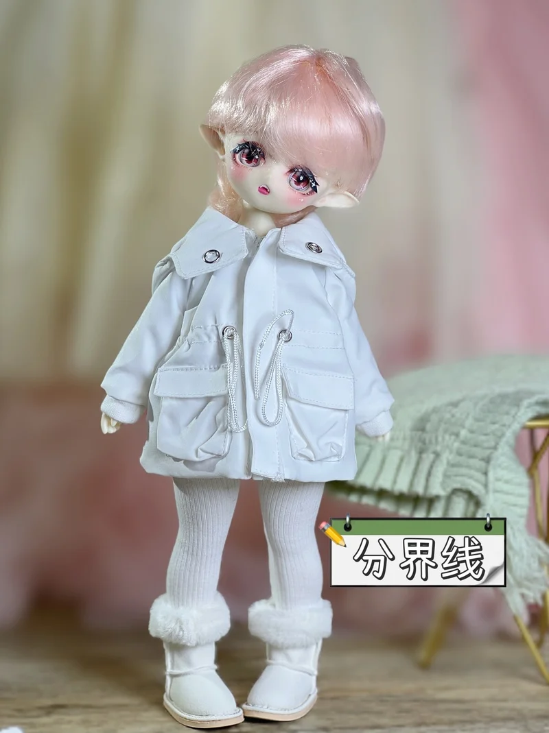 1/6 BJD Doll Down Coat set di vestiti sostituzione ragazze fai da te Dress Up Toy regalo di compleanno per bambini giochi di imitazione accessori per bambole Bjd