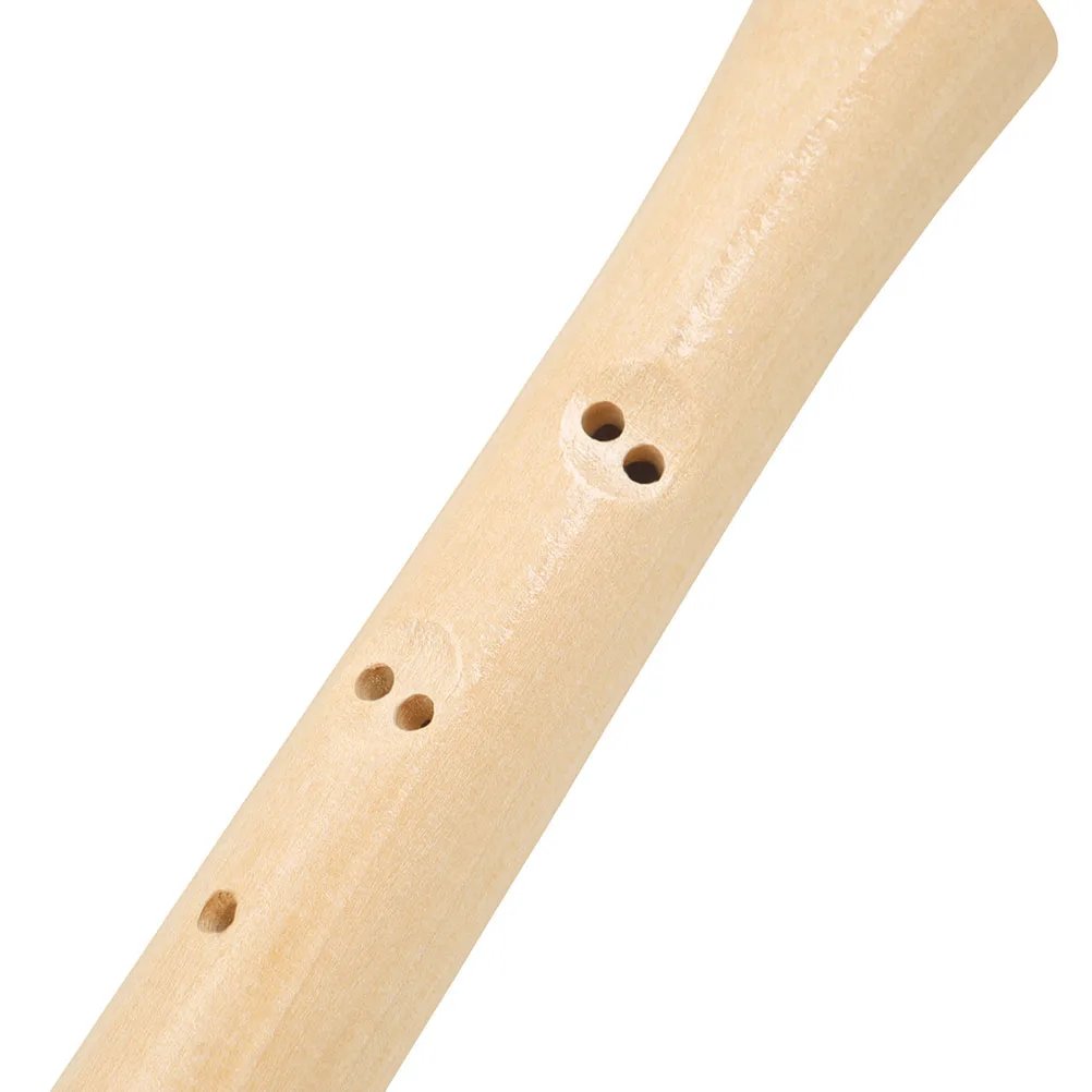 

8-Hole Soprano Recorder Kids Beginner Clarinet Durable Wooden Wind Instrument Easy Clean Detachable for Music