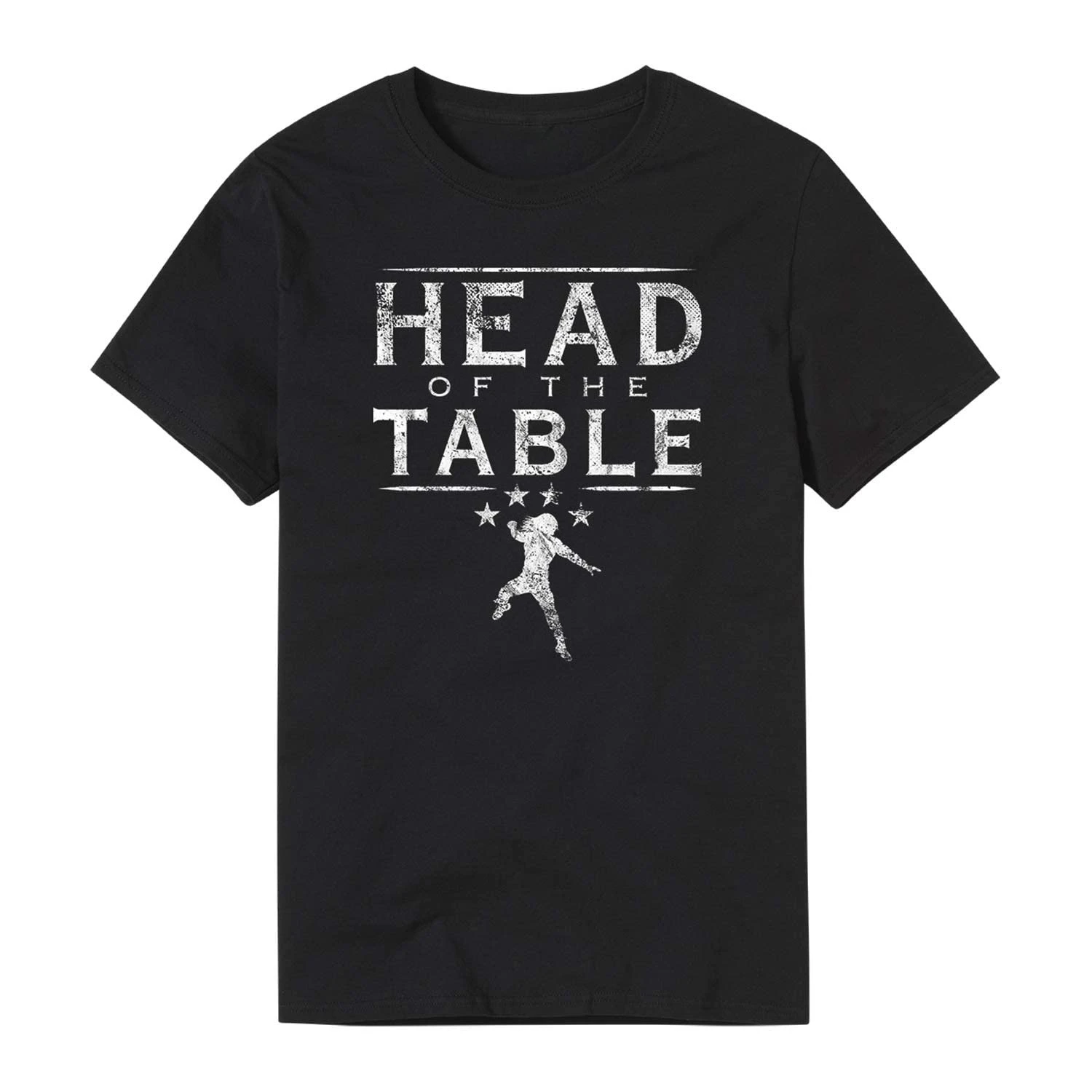 Camiseta de la serie de lucha libre unisex de algodón 100% de Roman Reigns Head of the Table, estilo casual chic oversize, nueva colección de verano 2026 ﻿