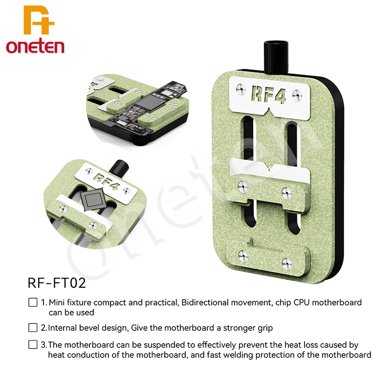 RF4 Fixture FT02 Universal Small Precision Mainboard Holder PCB Suspension Design IC Chip Repair Soldering Adjustable Clamp