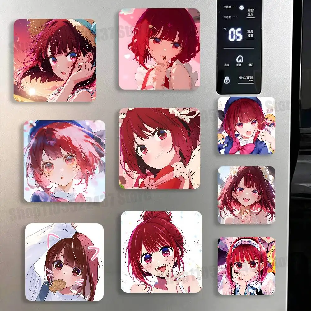

Cartoon K-Kana A-Arima Cute Fridge Magnetic Magnet PVC Memorial Decor for Family Friends Students Adults