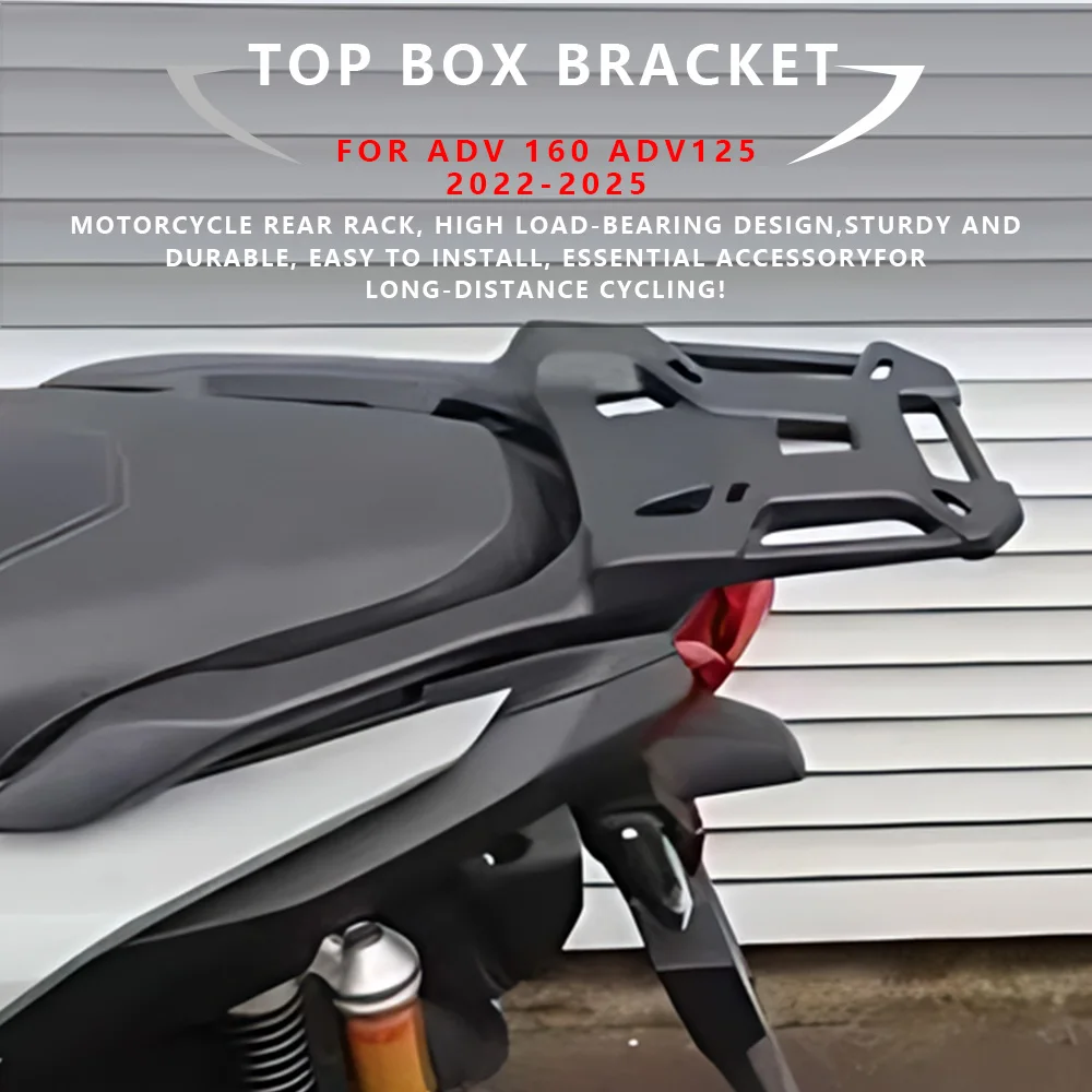 

MTKRACING For HONDA ADV 160 /ADV125 2022-2025 Motorcycle Rack Luggage Bracket Top Case Holder Rack Tail Box Cargo Support Frame