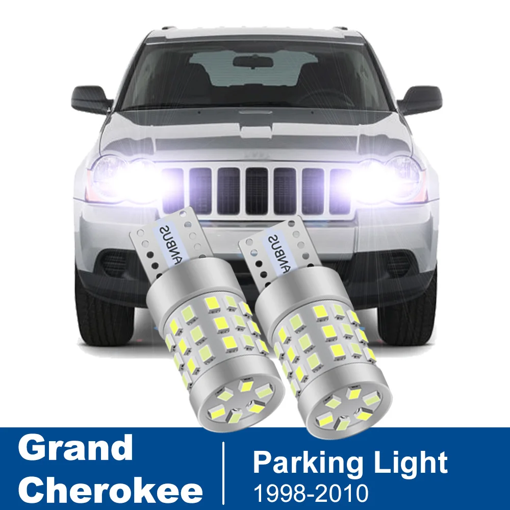 

2Pcs Led Parking Light For Jeep Grand Cherokee mk2 mk3 2 3 WJ WG WH WK 1998-2006 2007 2008 2009 2010 Accessories Clearance Lamp