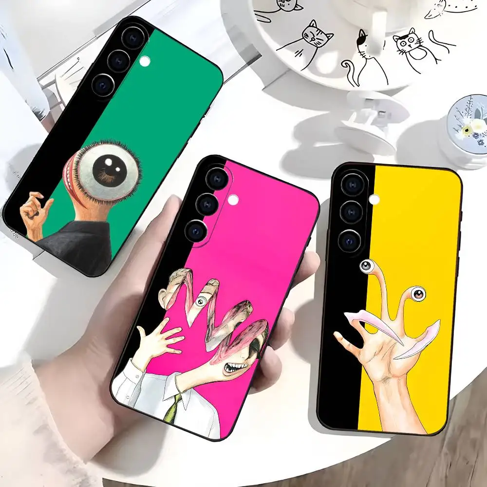 

Anime P-Parasyte Soft Silicone Phone Case for Samsung Galaxy A73/A72/A71/A70/A53/A52/A51 Black Cover
