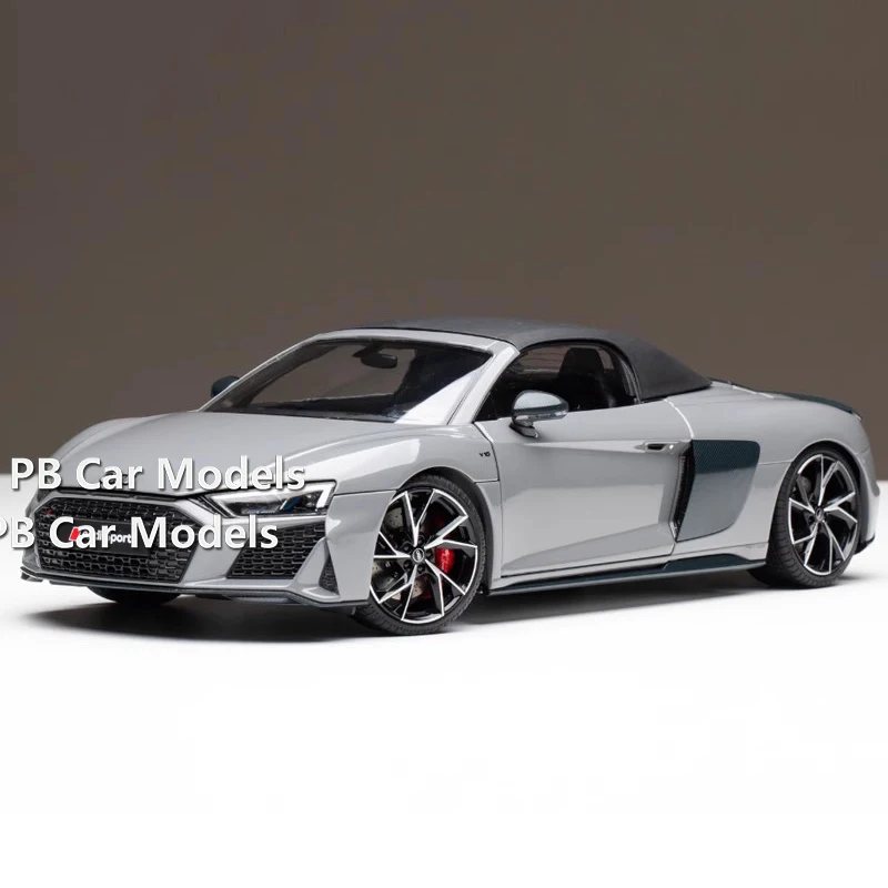 KengFai 1:18 2021 R8 convertible alloy simulation car model