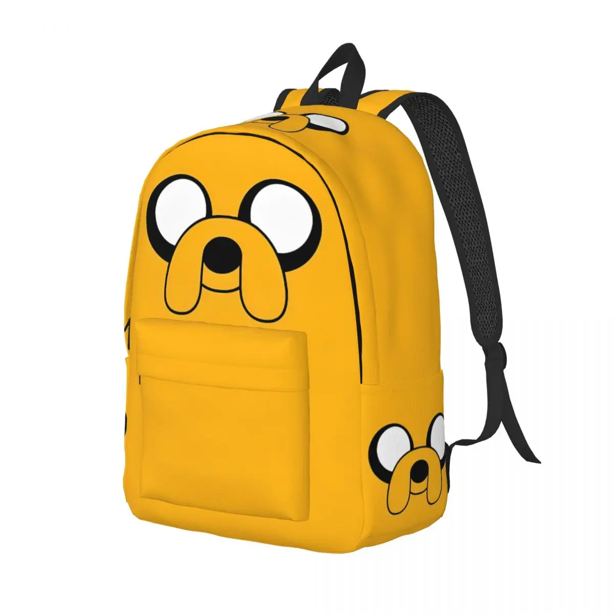 Jake The Dog for Teens Student School Bookbag Adventures Canvas Daypack Elementary High College Travel