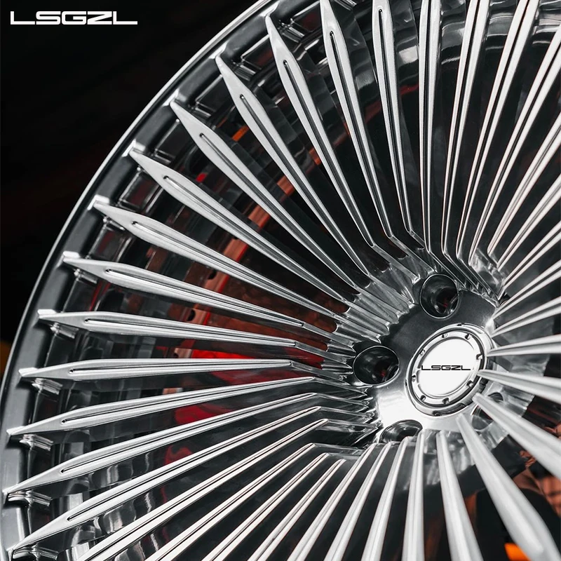 Forged Wheel 18 19 20 21 22 24 26 Inch Wheel 1PCS Multi Spokes 5x114.3 5x112 5x130 For Tesla Benz Bmw Audi