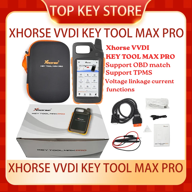 Xhorse VVDI Key Tool Max PRO Key Programmer Voltage Leakage Current Function TPMS Mini OBD tool super chip XE XS XK XN remote