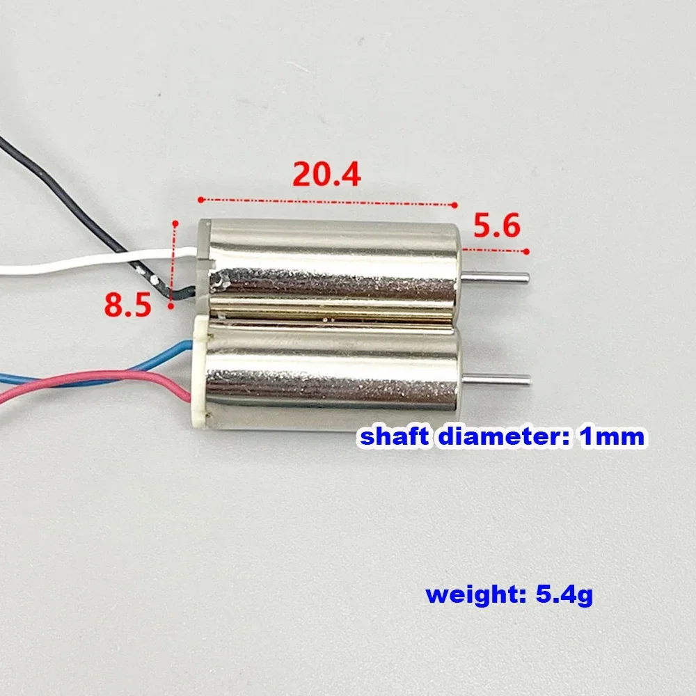 1PCS Micro 8520 8.5mm*20mm Coreless DC Motor DC 3V 3.7V 40000RPM Ultra-High Speed Engine DIY RC Drone