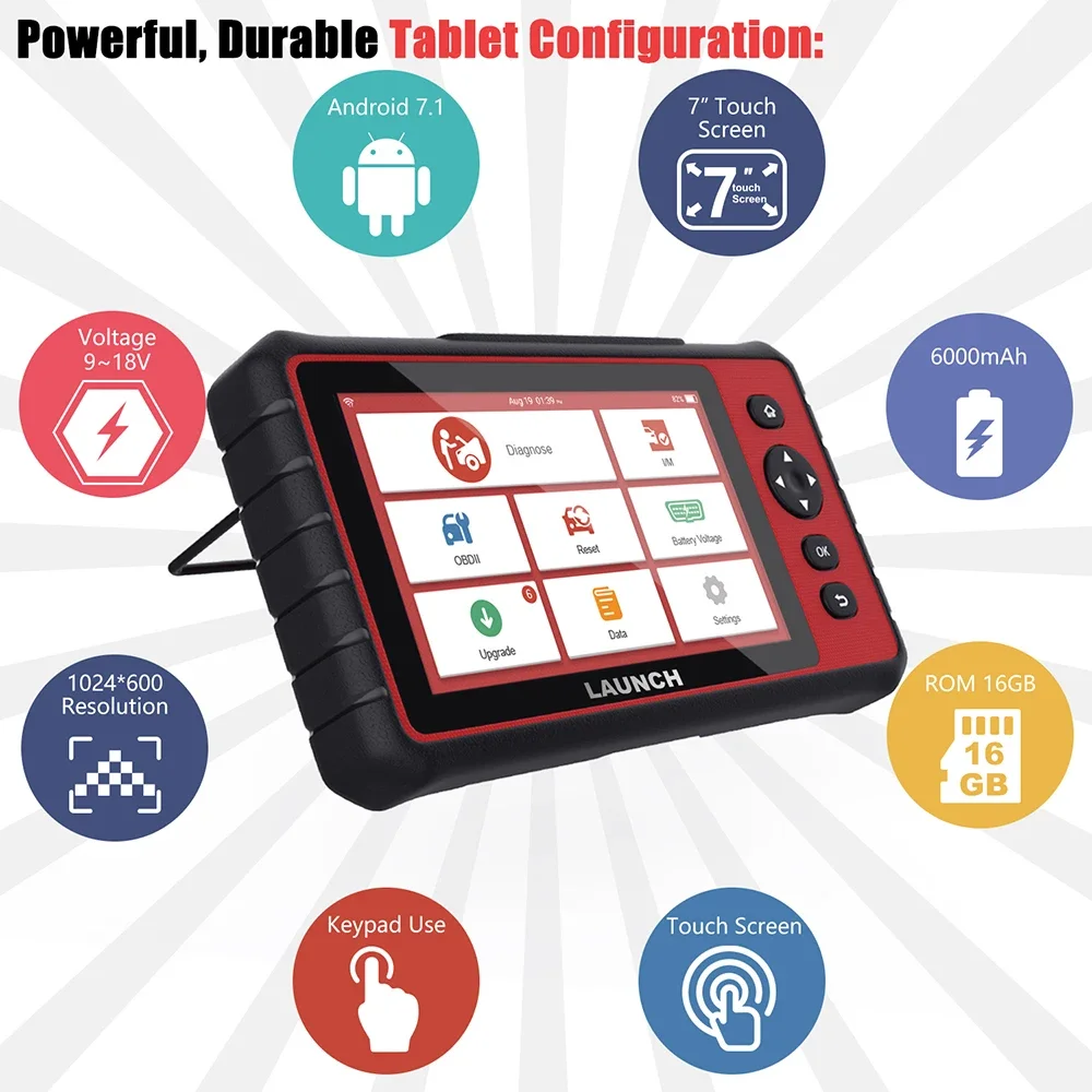 เครื่องมือวินิจฉัยรถ OBD2 CRP909C การสแกนเนอร์ยานยนต์เครื่องสแกนเนอร์การวิเคราะห์รหัส ECU เครื่องมือวินิจฉัยรถ D-P-F แบบแอคทีฟเครื่องมือสแกน OBD2