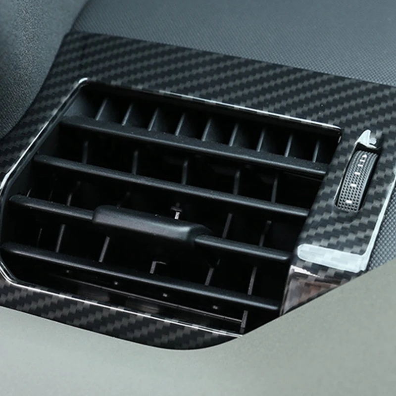 Auto Side Ac Air Vent Frame Cover Trim Auto-Accessoires Met Auto Abs Achterste Air Conditie Outlet Decoratie Trim