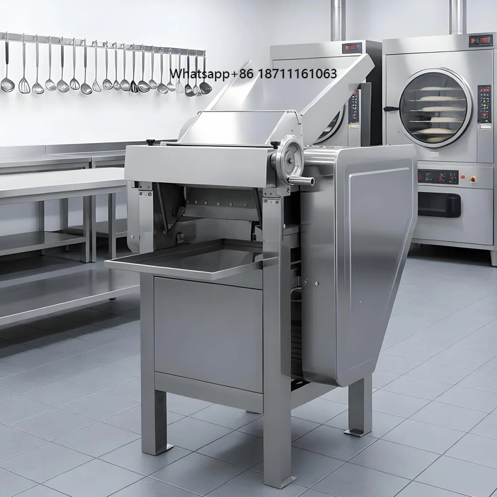 Heavy Duty High Speed Dough Press Machine Automatic Dough Rolling Machine for Restaurant Bakery Noodle Making