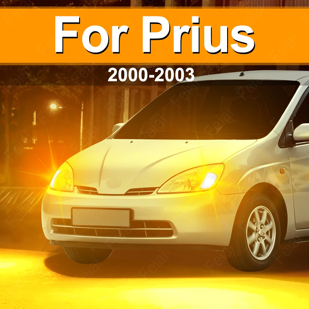 For Toyota Prius Turn Signals LED Light Car Indicator Bulb Amber Prius XW10 2000 2001 2002 2003 Accessories Blinker Lamp Yellow