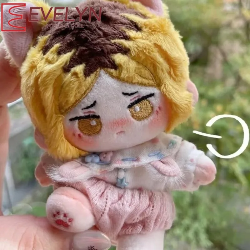 

Evelyn 10cm Kawaii With 5# Jersey clothes Mini Idol Doll Anime Plush Star Dolls Stuffed Figure Toys Cotton Baby Plushies Toys