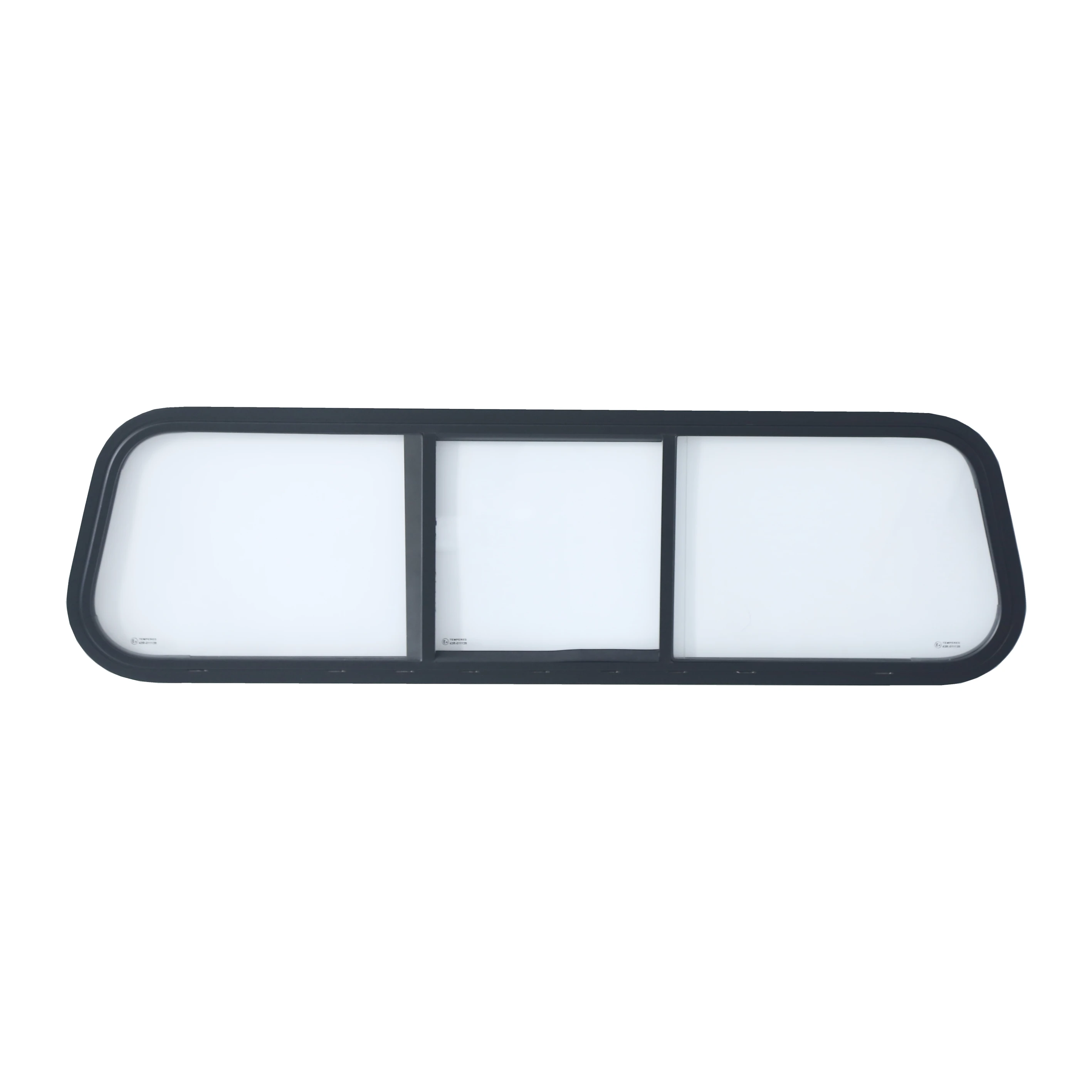 New Style High Strength Aluminum Alloy Frame Tempered Glass Pickup Truck Sliding Window For Caravan RV Camping