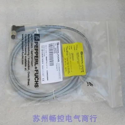 

2025 new P + F connector cable V1-W-2M-PVC spot 032797 plus Fu 4 core M12 elbow