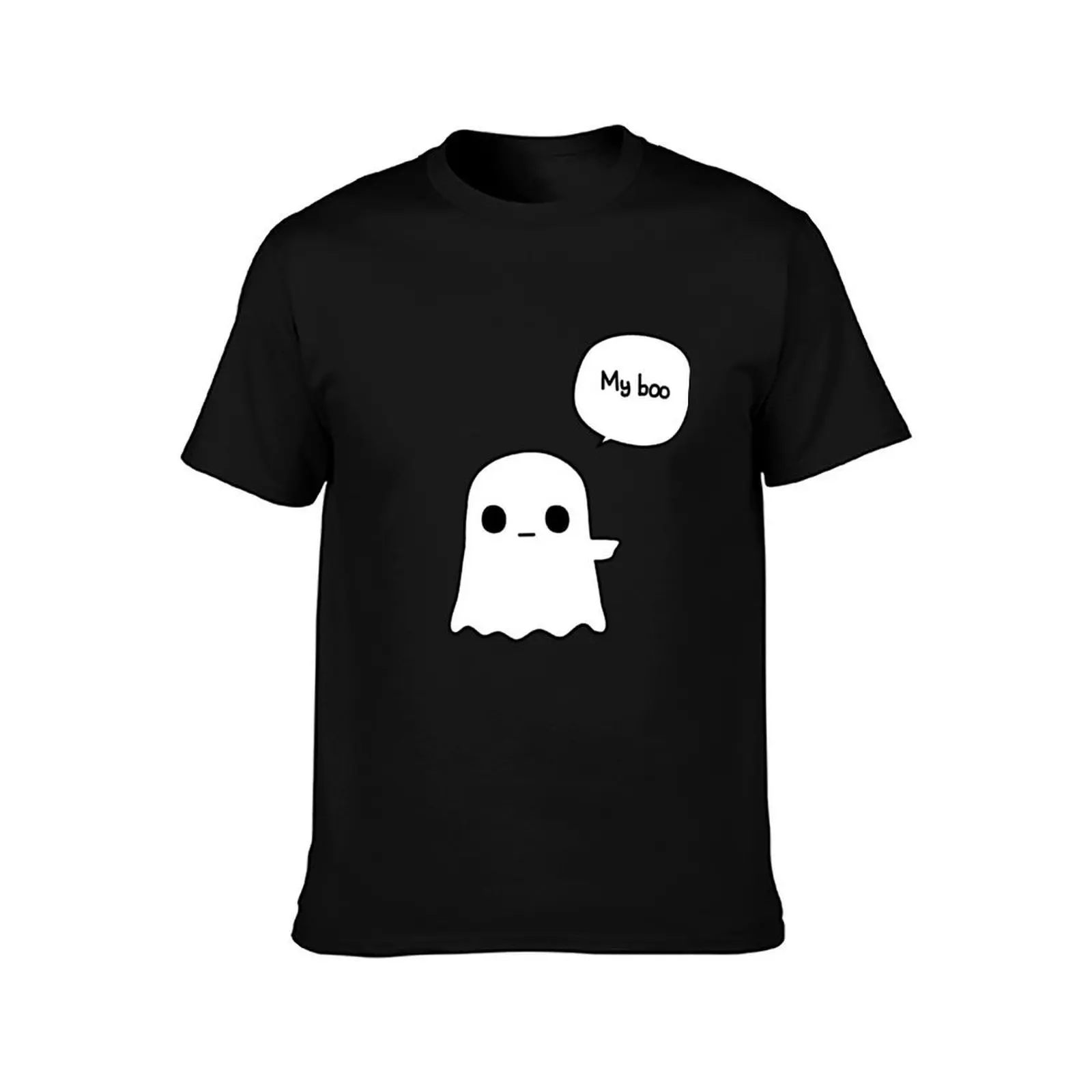 My Boo - Right T-Shirt, Summer Casual Cotton Tee, Oversized Streetwear Tops, Vintage Graphic Print, Loose Fit Short Sleeve
